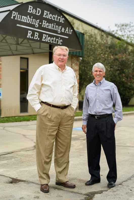 President of B&D Group Robert Pendarvis and agent Cooper Hurst 