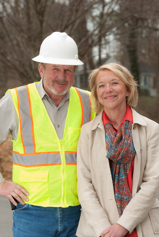 Larry and Peggy Lewallen, Lewallen Construction Company