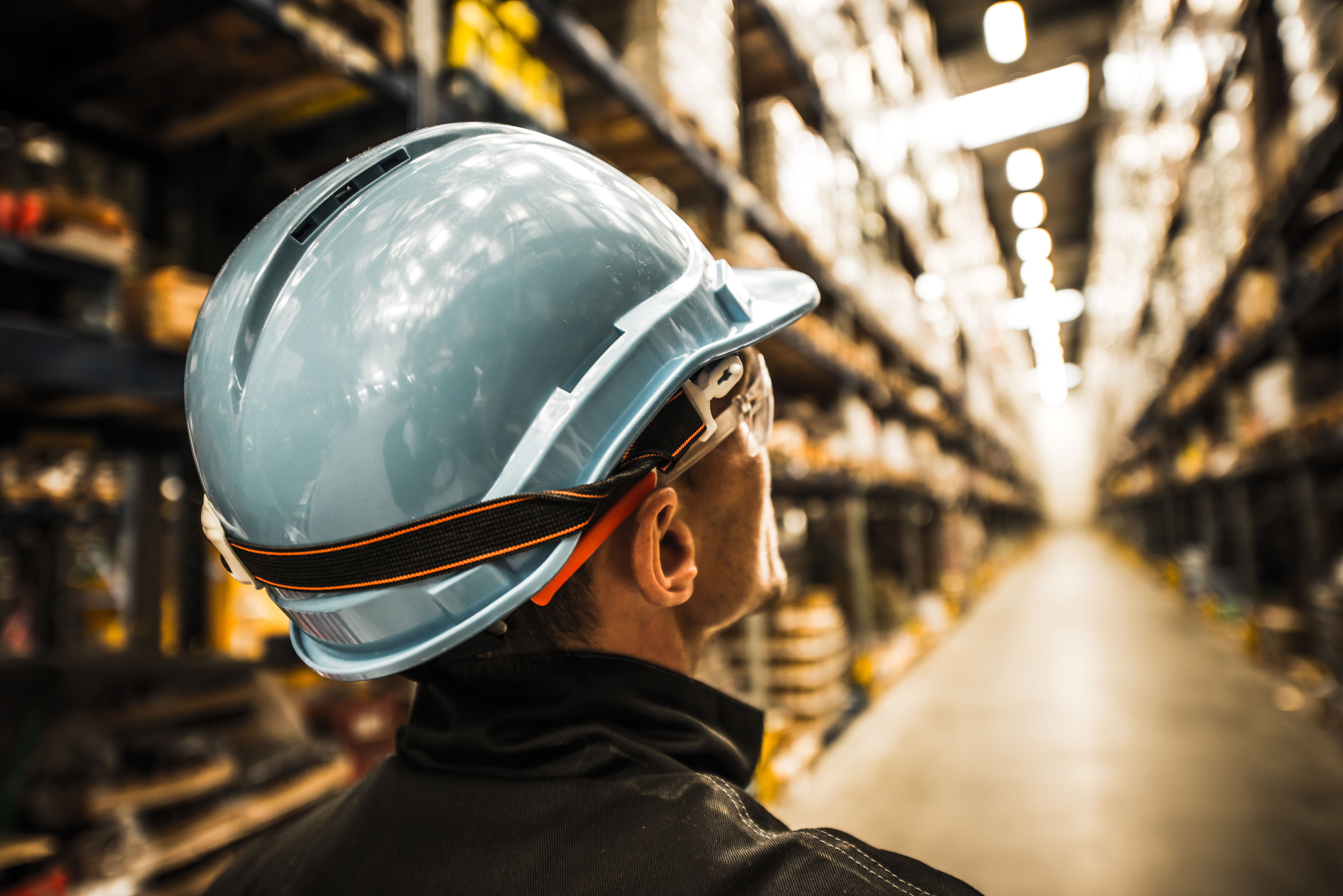 Man in construction hat