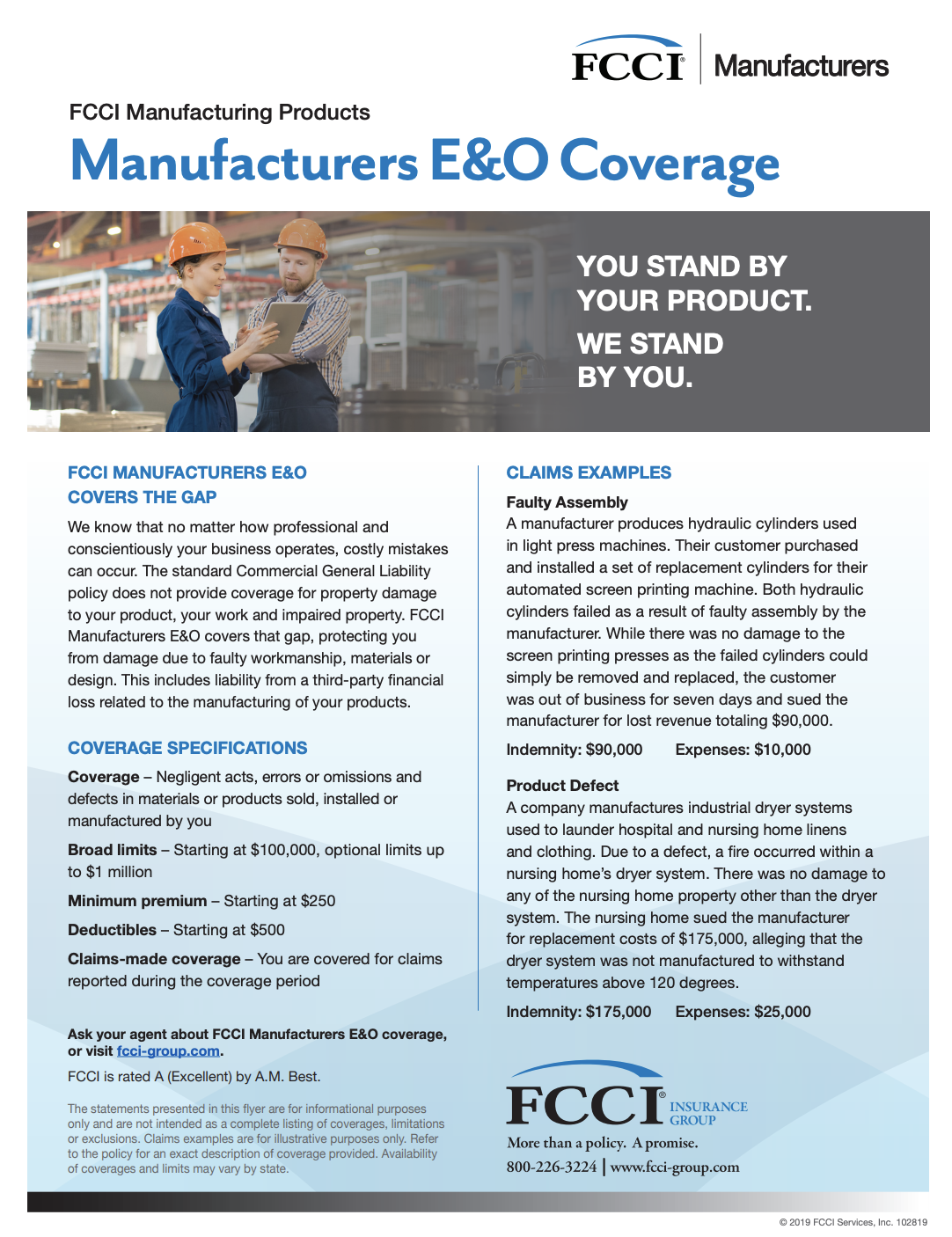 Manufacturers EO COverage